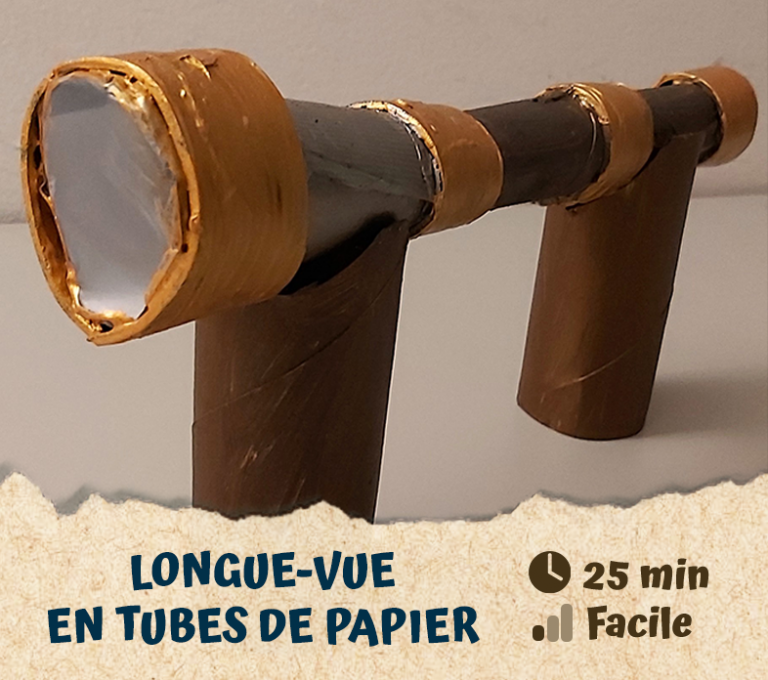 Longue-Vue en tubes de papier