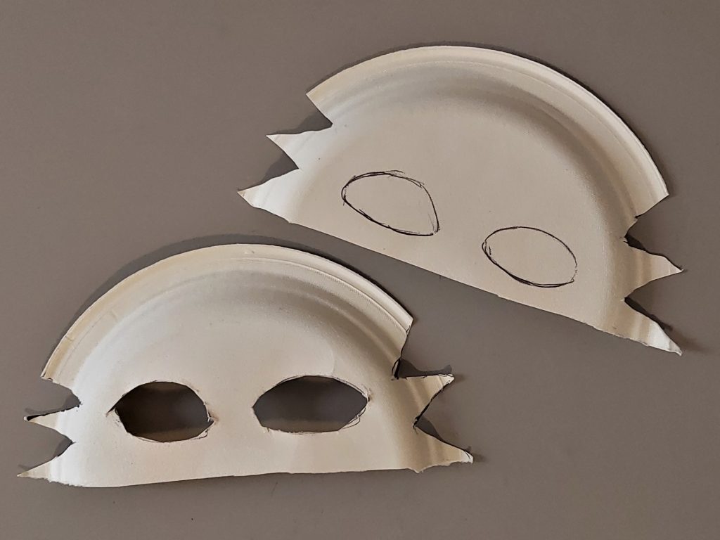 Gabarit Masque De Loup à Imprimer