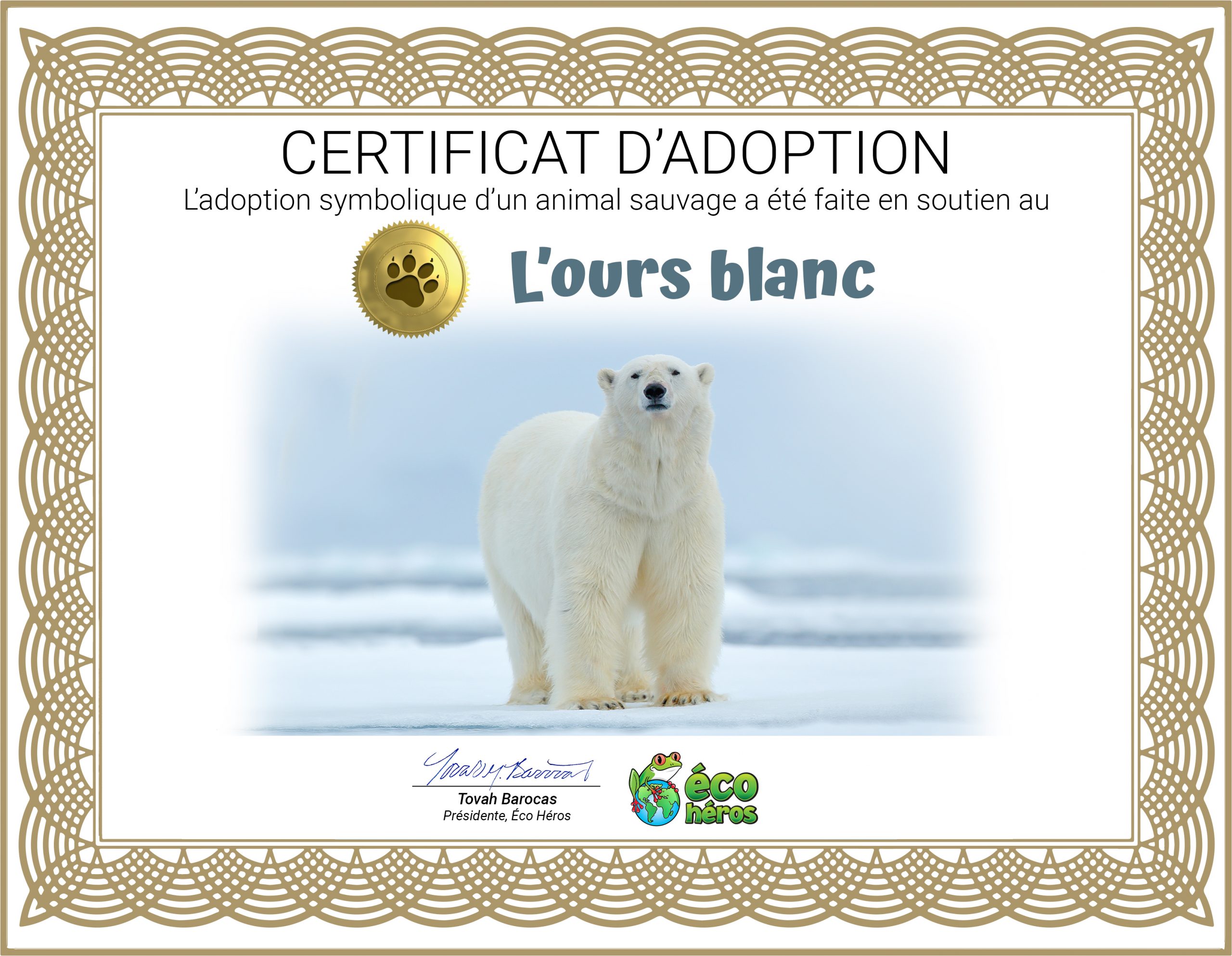 PolarBear_DigitalCertificate FR